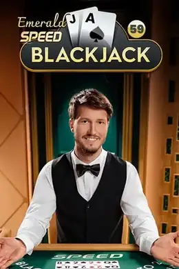 Stół na żywo Emerald Speed Blackjack 59 z prawdziwym krupierem