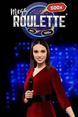 Stół na żywo Mega Roulette z prawdziwym krupierem