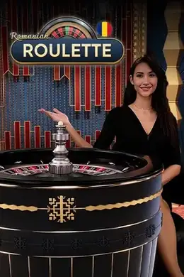 Stół na żywo Romanian Roulette z prawdziwym krupierem