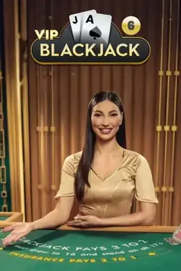 Stół na żywo VIP Blackjack 6 z prawdziwym krupierem